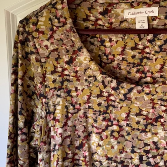 Pretty Fall Colors Ruffled Knit Top - Picture 2 of 5